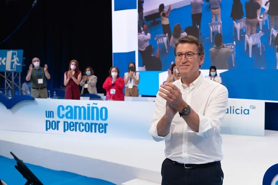 Feij&oacute;o, en el congreso.