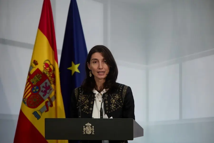 La ministra de Justicia, Pilar Llop, interviene en la presentaci&oacute;n de la Carta de Derechos Digitales, en La Moncloa, a 14 de julio de 2021, en Madrid (Espa&ntilde;a). La Carta de Derechos Digitales, es uno de los compromisos fundamentales del plan Espa&ntilde;a Digital
