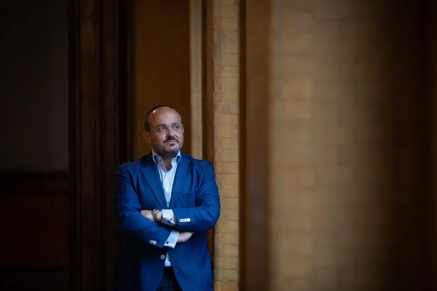 El presidente del PP catal&aacute;n, Alejandro Fern&aacute;ndez, en una entrevista de Europa Press.