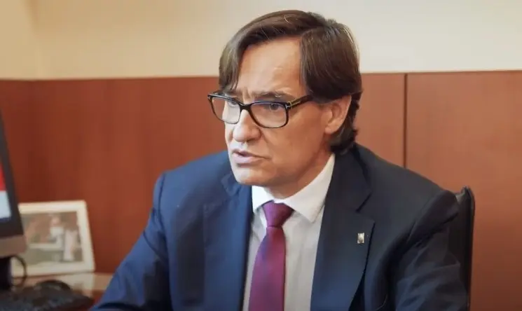 El l&iacute;der del PSC en el Parlament, Salvador Illa
