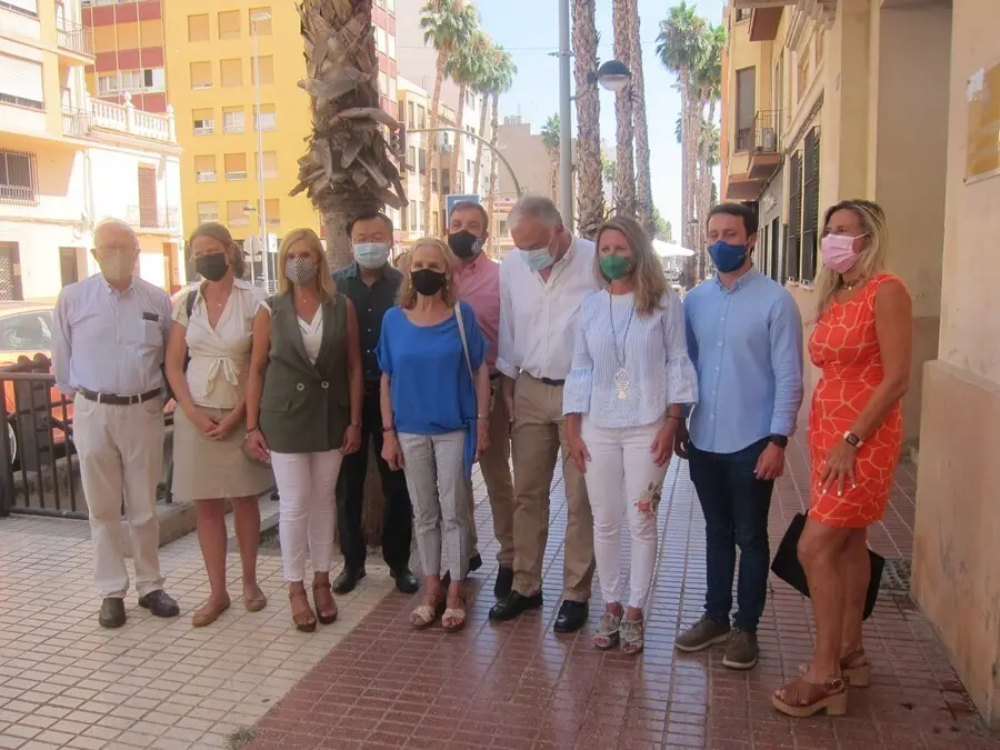 Gonz&aacute;lez Pons durante su visita a Castell&oacute;