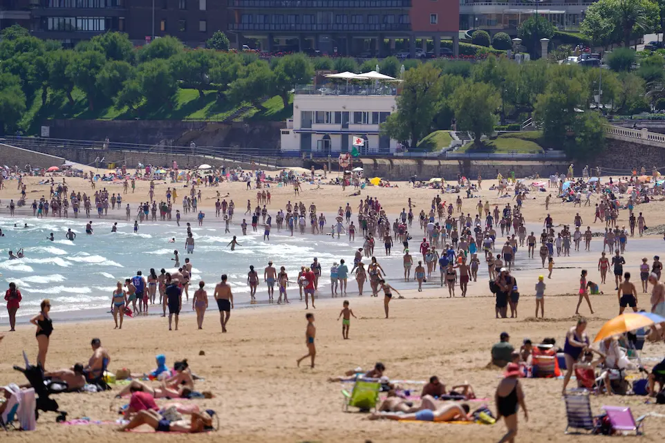 Vista de la playa del Sardinero en Santander. / Hardy