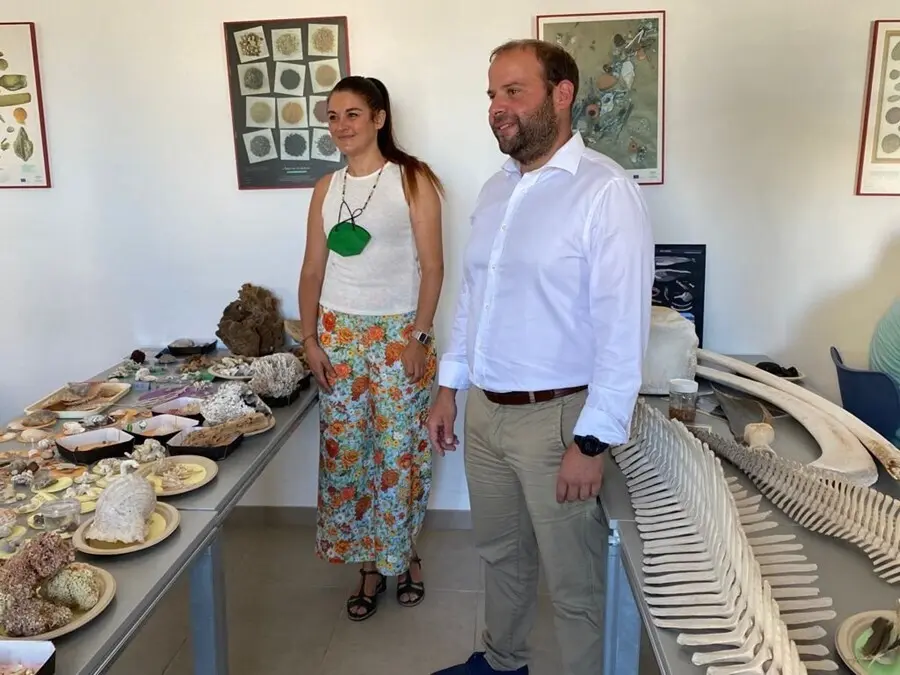 El conseller de Medio Ambiente y Territorio de Baleares, Miquel Mir, y la consellera de Agricultura, Desarrollo Rural, Emergencia Clim&aacute;tica y Transici&oacute;n Ecol&oacute;gica de la Comunidad Valenciana, Mireia Moll&agrave;