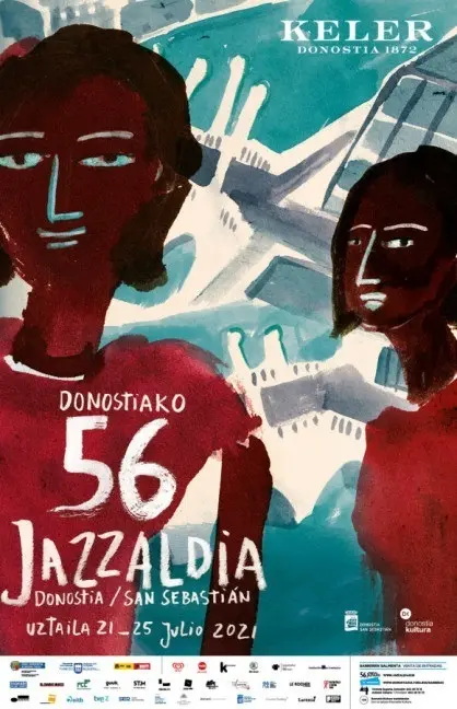 Cartel del 56 Jazzaldia de San Sebasti&aacute;n.