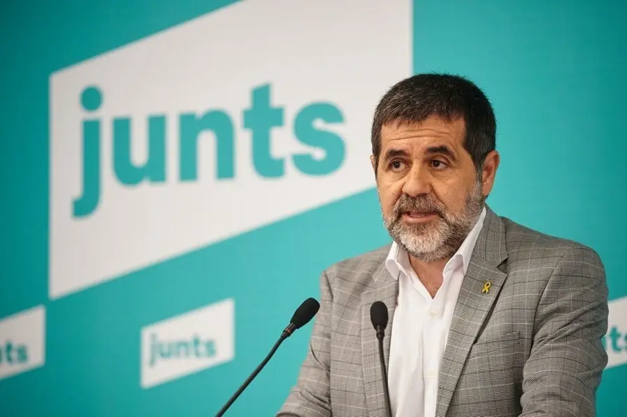 El secretario general de Junts, Jordi S&agrave;nchez