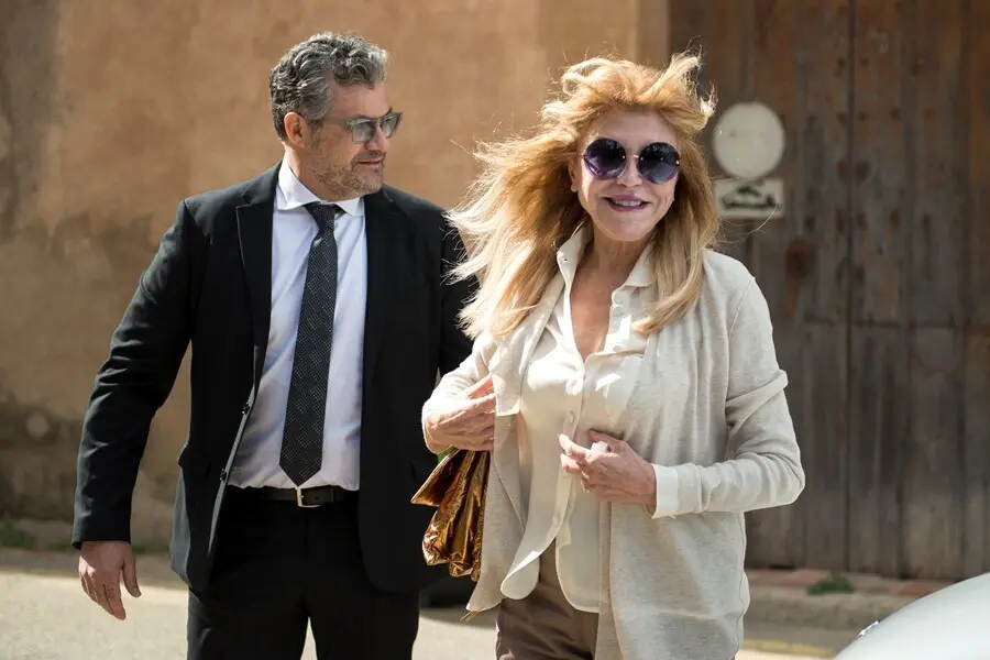 Archivo - La baronesa Thyssen, Tita Cervera, junto con su hermano Guillermo Cervera