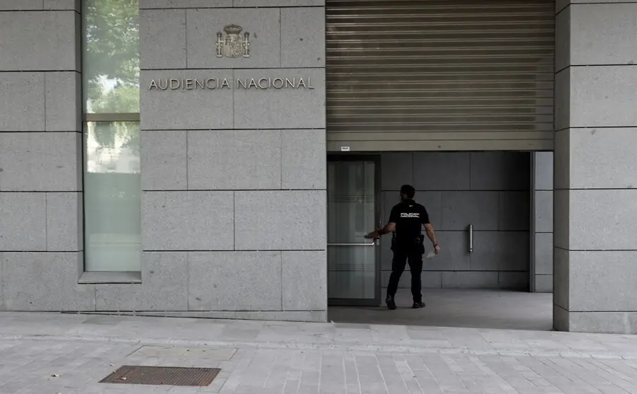 Archivo - Entrada de la Audiencia Nacional
