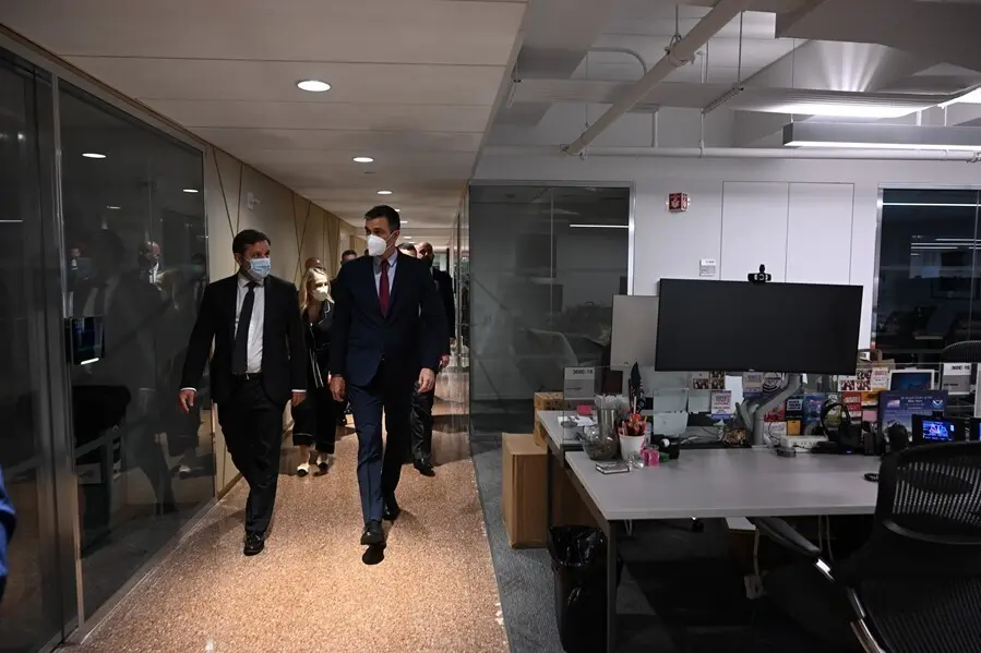 El presidente del Gobierno, Pedro S&aacute;nchez, durante su viaje oficial a Nueva York.
