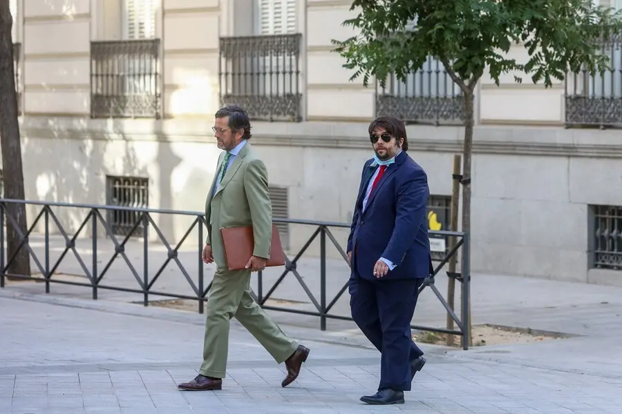 El perito Javier Rubio Alamillo a su llegada a la Audiencia Nacional para declarar en el marco de la investigaci&oacute;n sobre la 'Operaci&oacute;n Kitchen'.