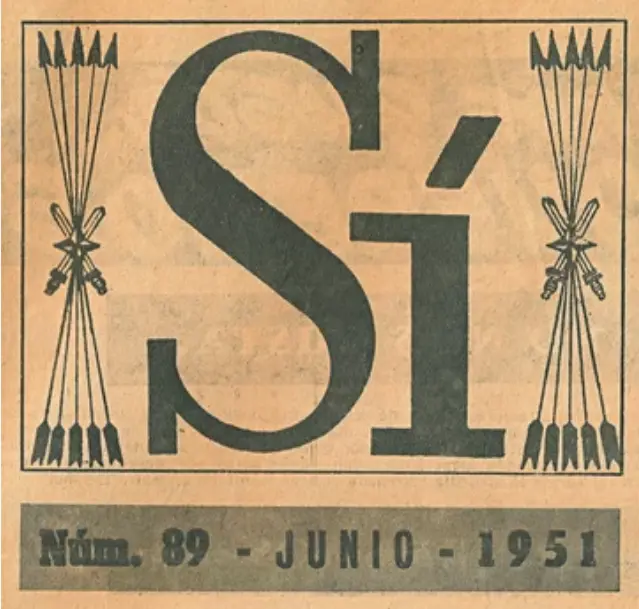 S&iacute;, bolet&iacute;n de informaci&oacute;n, Guardia de Franco, prensa antigua