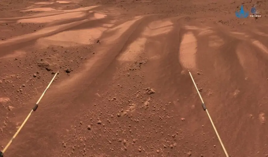 Superficie de Utopia Planitia por la que circula Zhurong