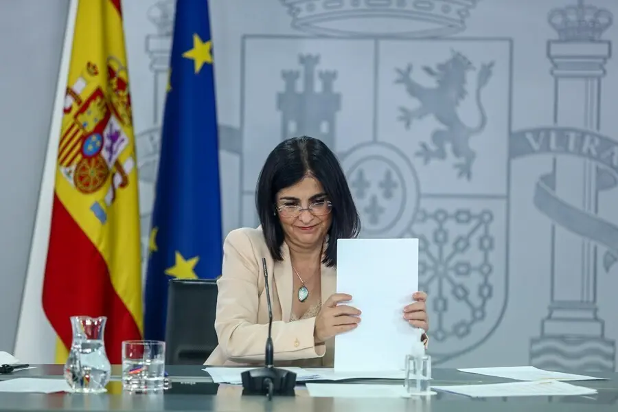 La ministra de Sanidad, Carolina Darias.