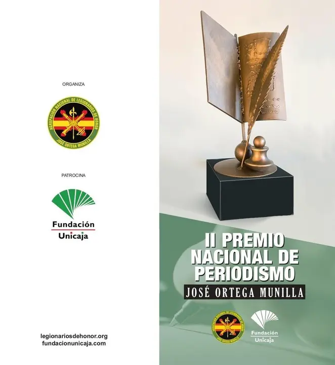 Archivo - Cartel II PREMIO PERIODISMO JOS&Eacute; ORTEGA MUNILLA