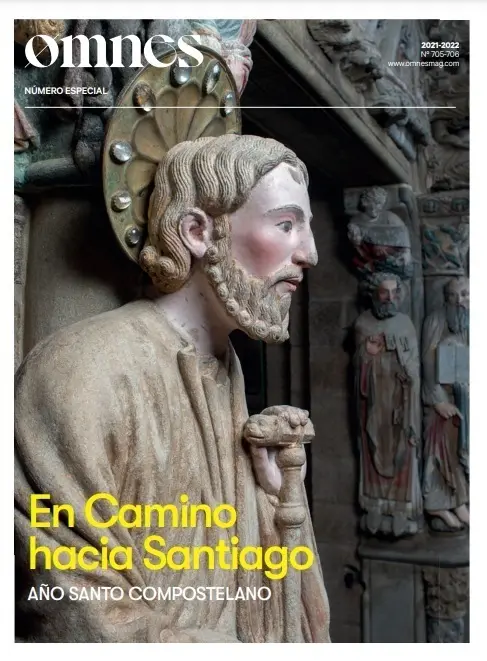 Portada del especial de la revista Omnes por el A&ntilde;o Santo Compostelano.