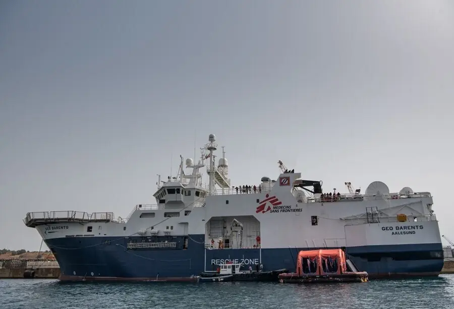 Barco de rescate Geo Barents de M&eacute;dicos sin Fronteras
