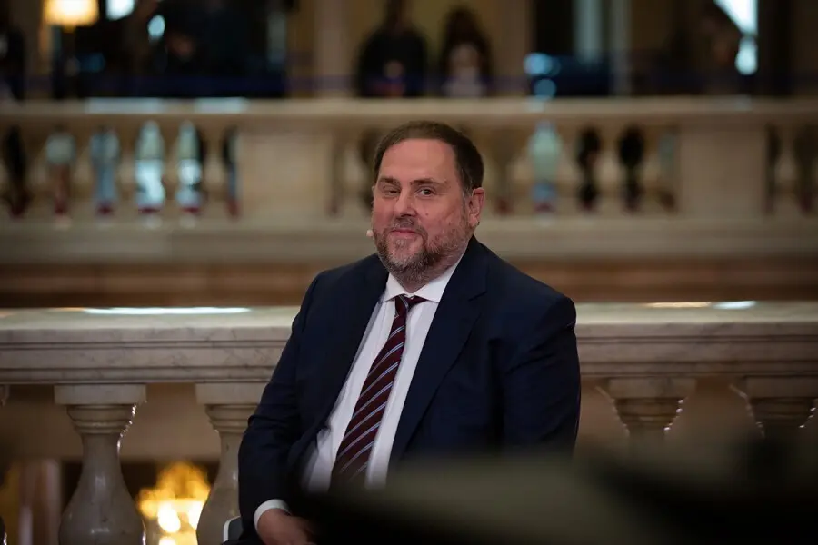 Archivo - El l&iacute;der de ERC, Oriol Junqueras, a 21 de mayo de 2021, en Barcelona, Catalu&ntilde;a, (Espa&ntilde;a). 