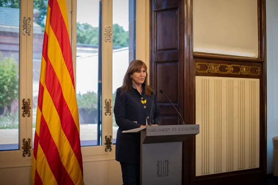 Archivo - La presidenta del Parlament, Laura Borr&agrave;s
