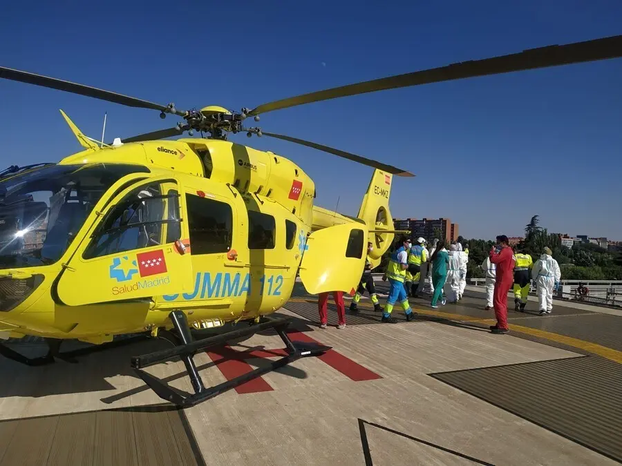 Helic&oacute;ptero del Summa 112 Comunidad de Madrid
