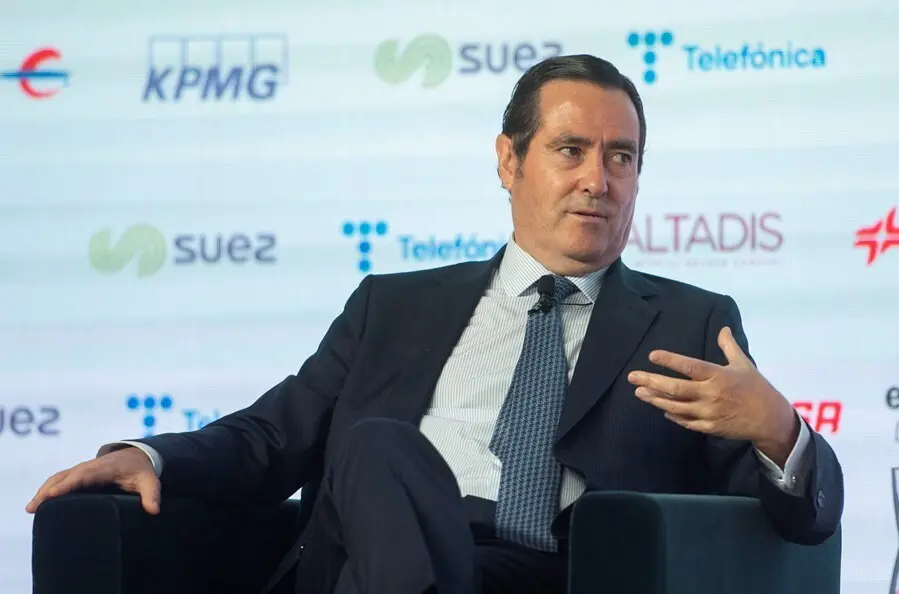 El presidente de la CEOE, Antonio Garamendi, participa en los Desayunos Informativos de Europa Press en el Auditorio El Beatriz Madrid, a 13 de julio de 2021, en Madrid (Espa&ntilde;a).