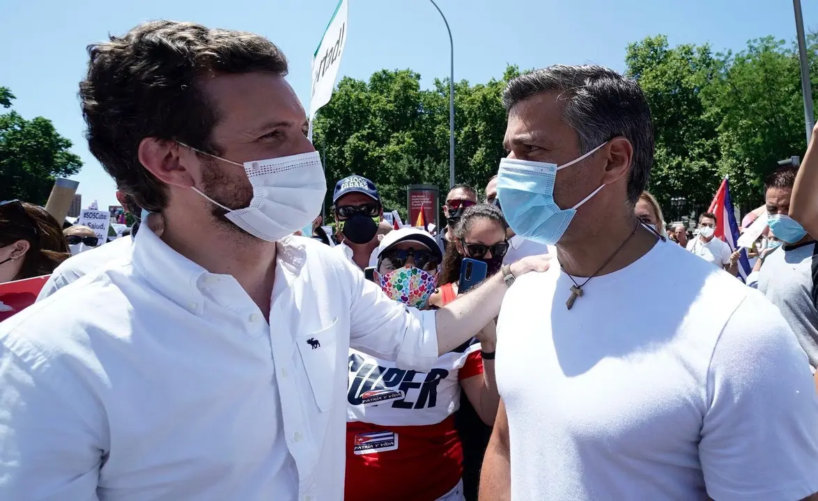 Claro que Cuba es una dictadura, ha escrito Pablo Casado en su cuenta de Twitter.