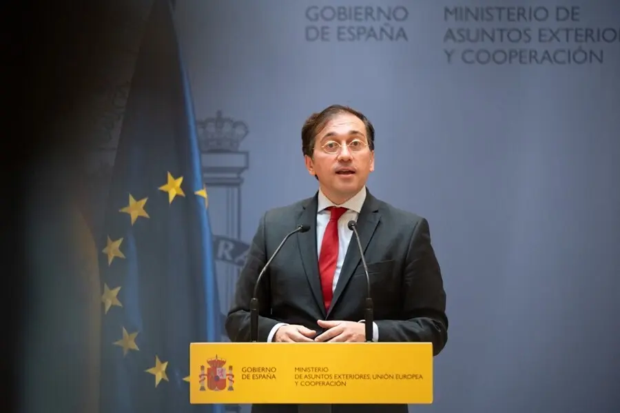 El ministro de Asuntos Exteriores, Uni&oacute;n Europea y Cooperaci&oacute;n, Jos&eacute; Manuel Albares