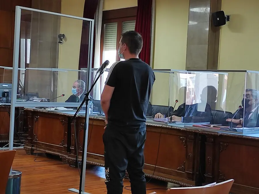 El acusado durante su declaraci&oacute;n en el juicio el pasado mes de junio