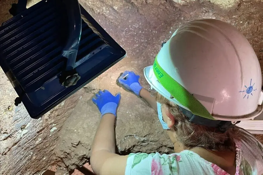 Imagen de los trabajos desarrollados en la Cueva Victoria