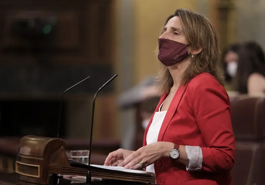 La vicepresidenta tercera y ministra para la Transici&oacute;n Ecol&oacute;gica y el Reto Demogr&aacute;fico, Teresa Ribera.