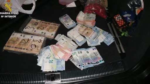 Dinero intervenido en la operaci&oacute;n de N&aacute;quera