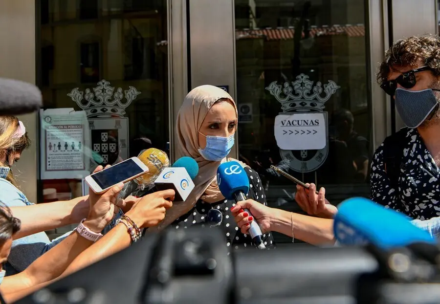 Archivo - La portavoz del Movimiento por la Dignidad y la Ciudadan&iacute;a de Ceuta (MDyC), Fatima Hamed