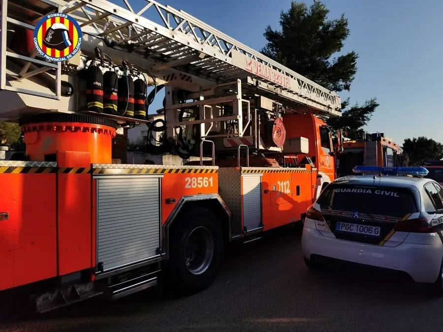 Incendio de vivienda en Alberic