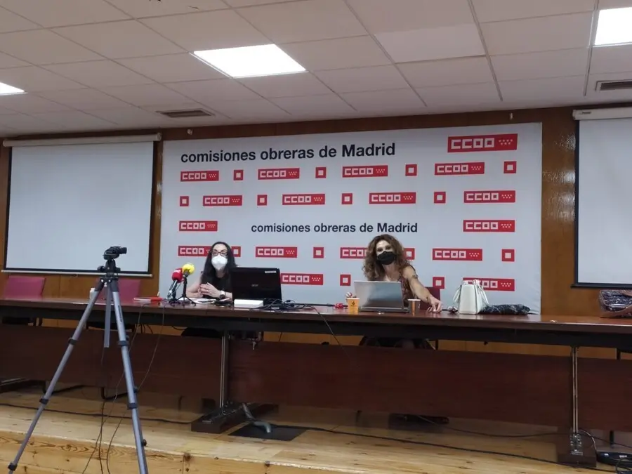 Rueda de prensa de Educaci&oacute;n en CC.OO. Madrid.