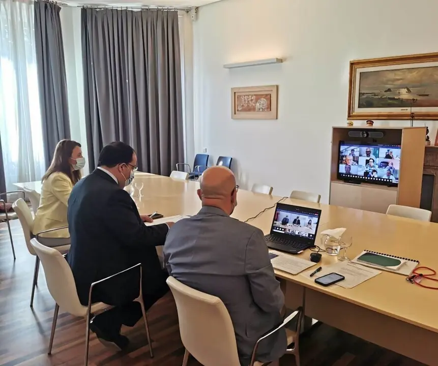 El conseller Joan Ignasi Elena preside la reuni&oacute;n de la Comisi&oacute;n Catalana de Tr&aacute;fico y Seguridad Viaria, en la que presenta el Plan de Seguridad Viaria 2021-2023
