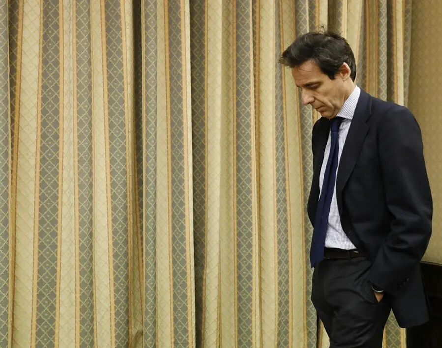 Archivo - El empresario Javier L&oacute;pez Madrid comparece en la comisi&oacute;n sobre la presunta financiaci&oacute;n ilegal del PP 