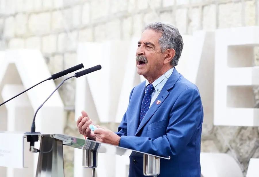 El presidente de Cantabria, Miguel &Aacute;ngel Revilla, en foto de archivo