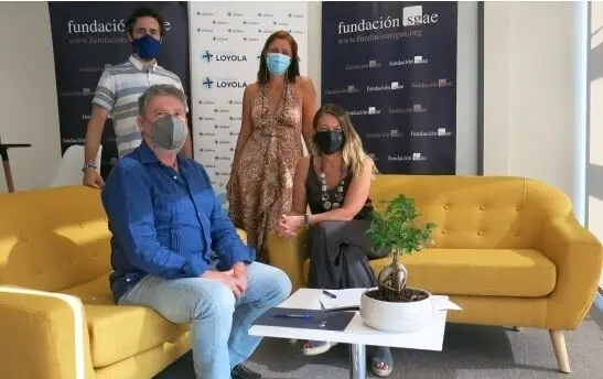 Francisco Jos&eacute; Cuadrado, Carlos Garc&iacute;a Alonso, Celia Crespo y Ver&oacute;nica Repiso.