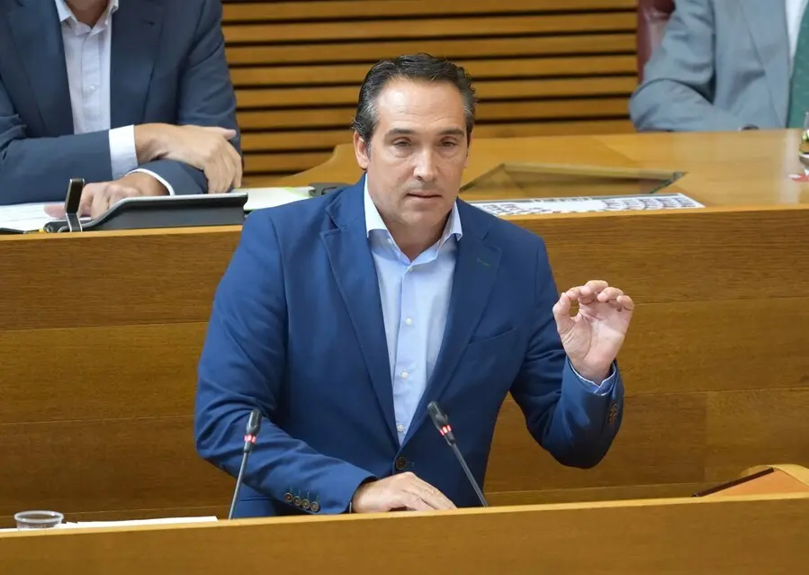 Archivo - El portavoz de Hacienda del PP en Les Corts, Rub&eacute;n Ib&aacute;&ntilde;ez