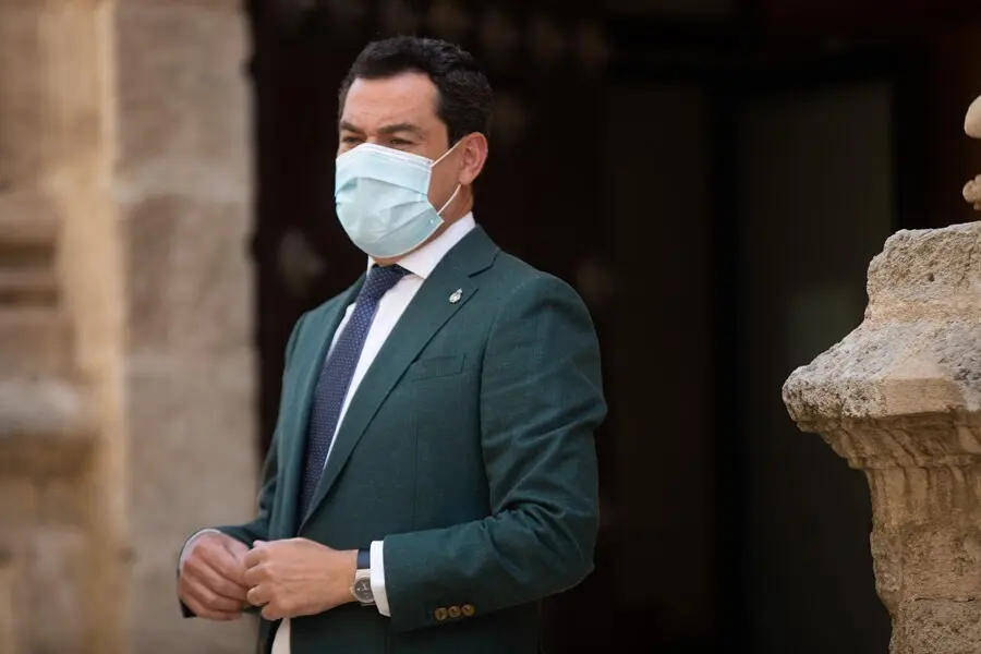 El presidente de la Junta de Andaluc&iacute;a, Juanma Moreno
