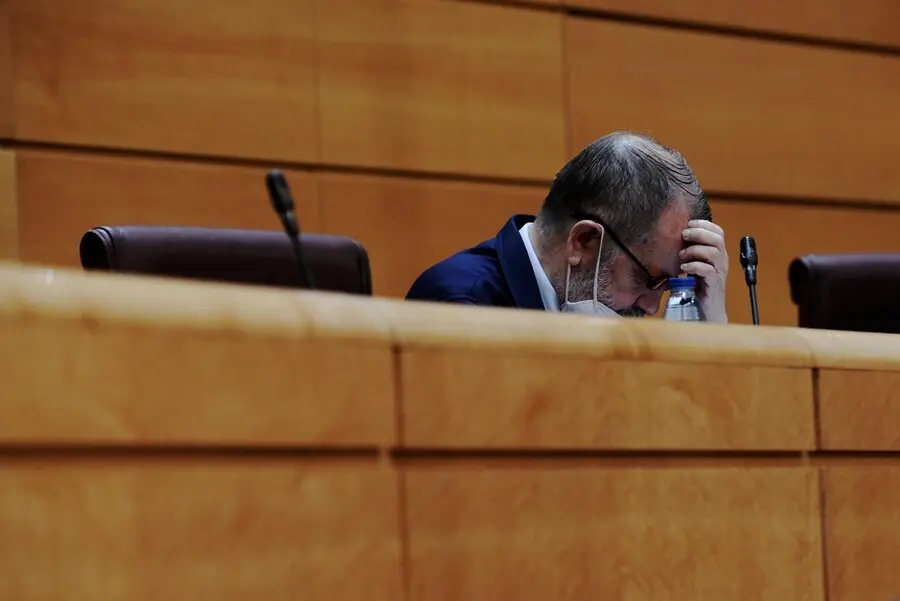Archivo - El Defensor del Pueblo en funciones, Francisco Fern&aacute;ndez Marug&aacute;n.