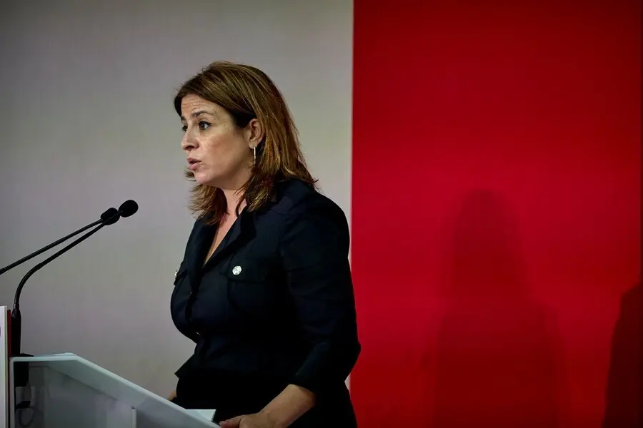 La vicesecretaria general del PSOE y portavoz del Grupo Parlamentario Socialista en el Congreso, Adriana Lastra