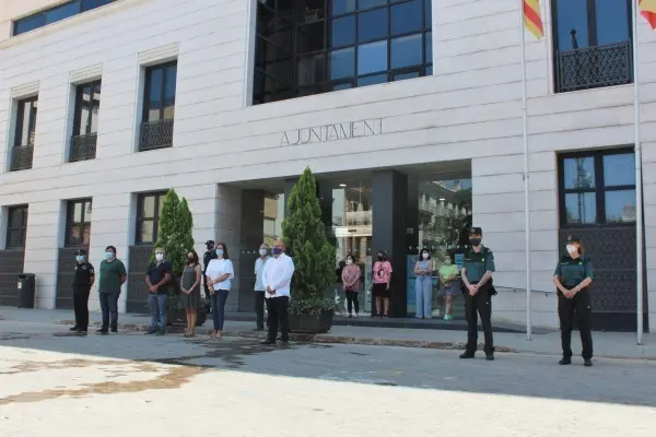 Concentraci&oacute;n contra la violenacia machista en Borriana (Castell&oacute;n)