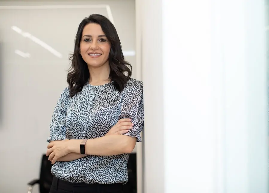 La presidenta de Ciudadanos, In&eacute;s Arrimadas, durante una entrevista con Europa Press.