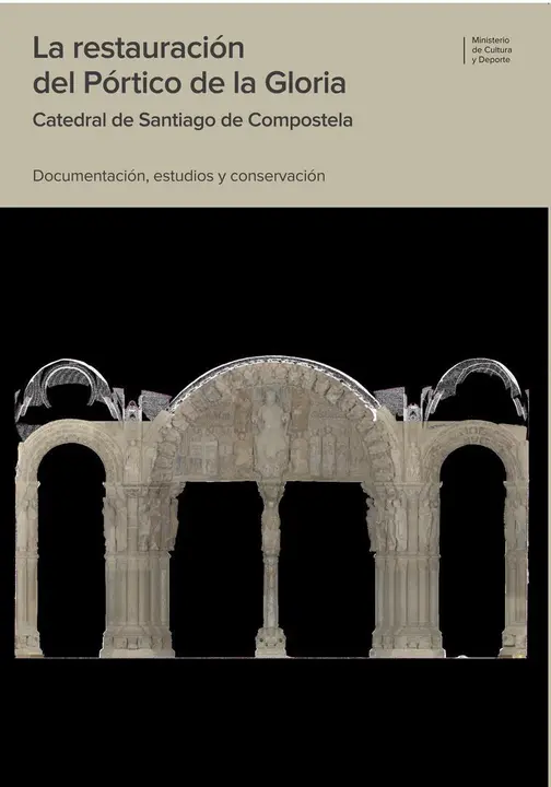 Portada del libro 'La restauraci&oacute;n del P&oacute;rtico de la Gloria'