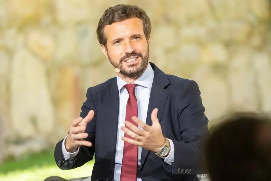 El presidente nacional del Partido Popular, Pablo Casado.