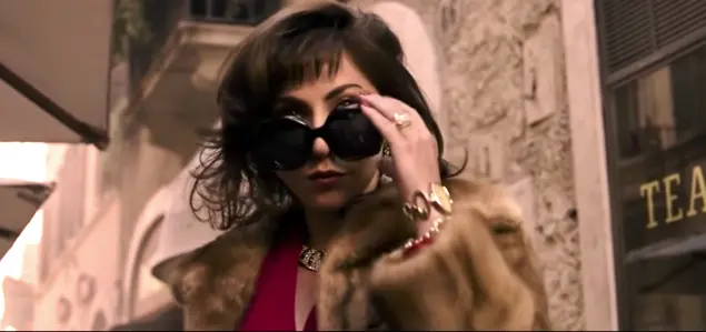 Captura de pantalla del trailes de 'House of Gucci'.