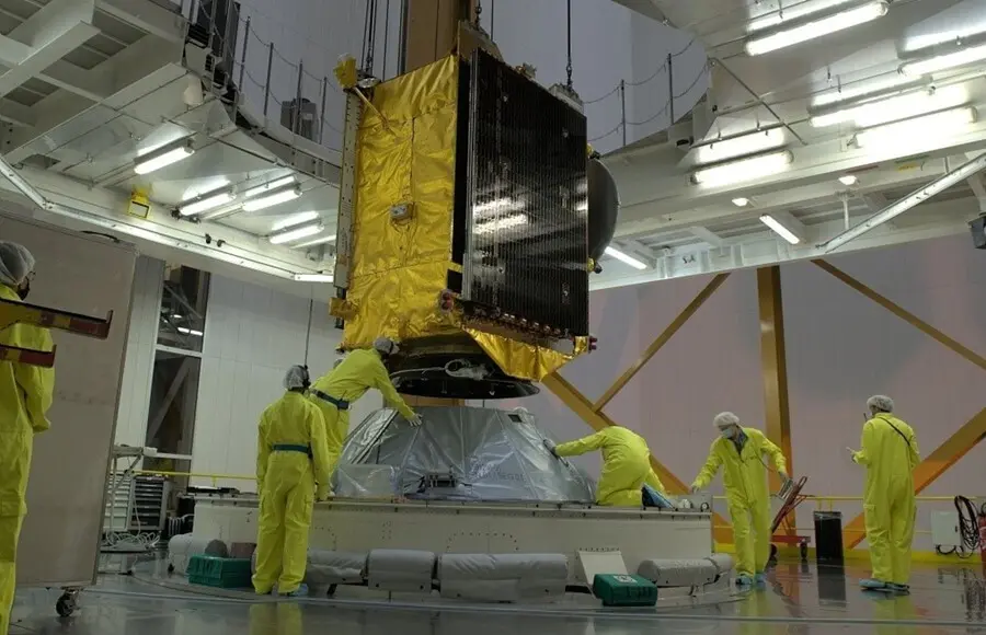 Eutelsat Quantum durante las pruebas