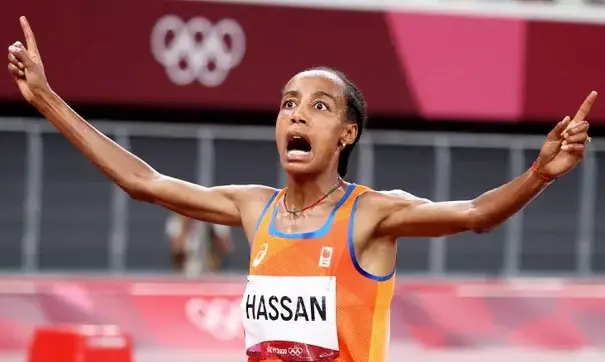 Sifan Hassan gana el oro en los 5.000 metros para Holanda. Fotograf&iacute;a: Diego Azubel/EPA