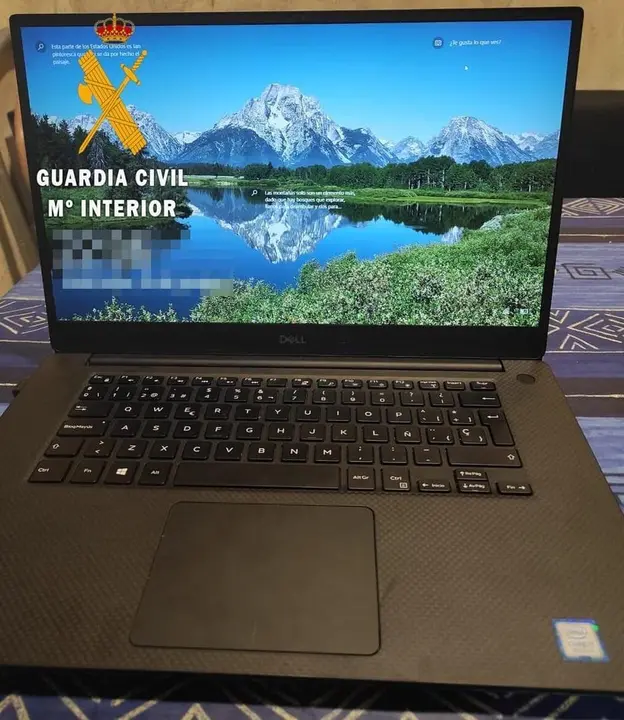 Ordenador portatil robado