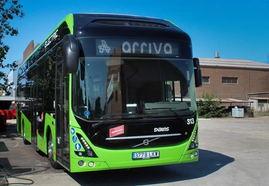 Nuevo autob&uacute;s de Arriva