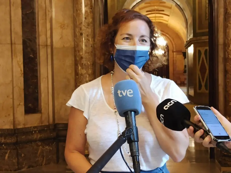 La portavoz del PSC-Units en el Parlament, Al&iacute;cia Romero.